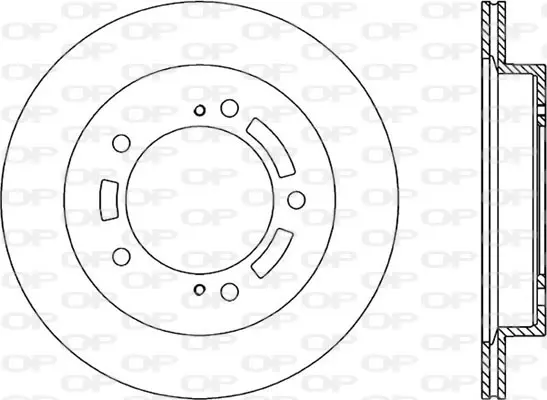 спирачен диск OPEN PARTS          