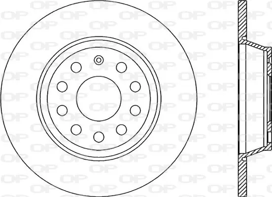 спирачен диск OPEN PARTS          