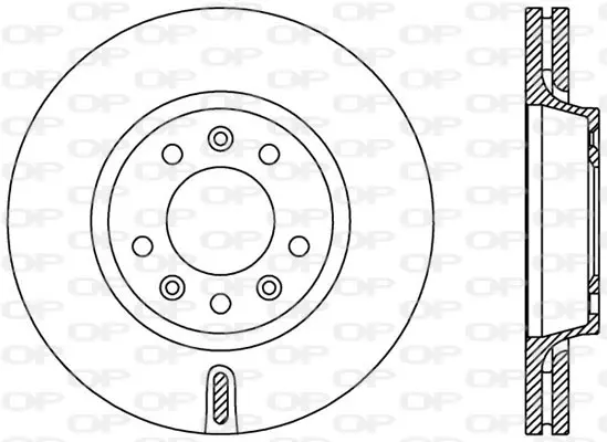 спирачен диск OPEN PARTS          