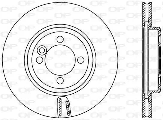 спирачен диск OPEN PARTS          