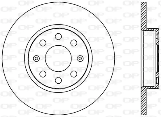 спирачен диск OPEN PARTS          