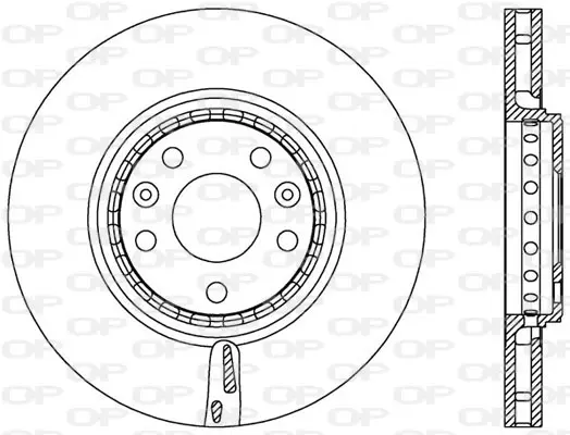 Спирачен диск OPEN PARTS