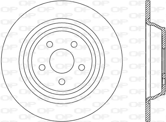 спирачен диск OPEN PARTS          