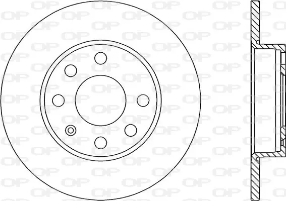 спирачен диск OPEN PARTS          