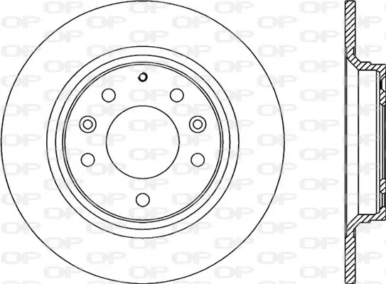 спирачен диск OPEN PARTS          