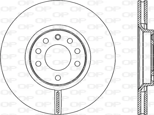 спирачен диск OPEN PARTS          