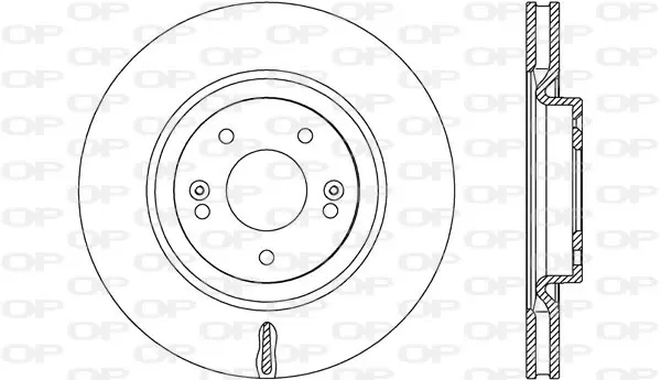 спирачен диск OPEN PARTS          