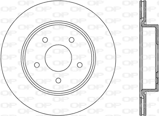 Спирачен диск OPEN PARTS