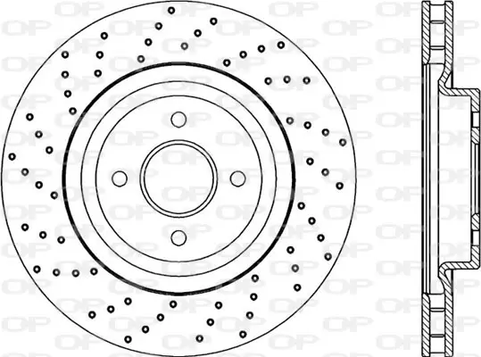 спирачен диск OPEN PARTS          