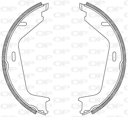 комплект спирачна челюст OPEN PARTS          