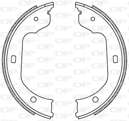 комплект спирачна челюст OPEN PARTS          