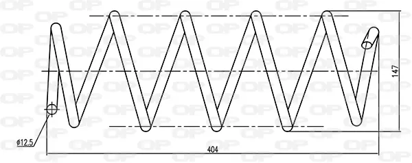 пружина за ходовата част OPEN PARTS          