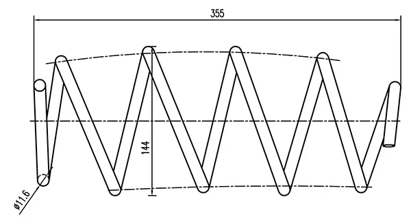 пружина за ходовата част OPEN PARTS          