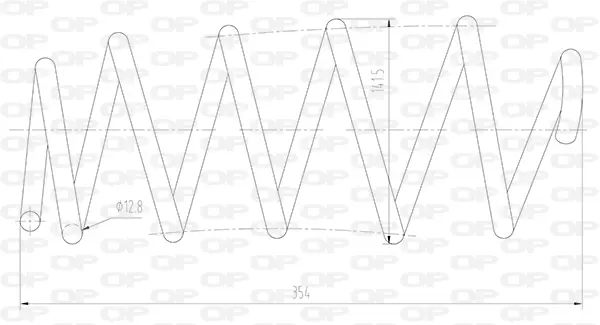 пружина за ходовата част OPEN PARTS          
