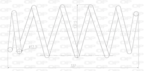 пружина за ходовата част OPEN PARTS          