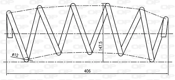 пружина за ходовата част OPEN PARTS          
