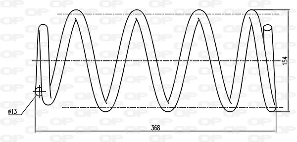 пружина за ходовата част OPEN PARTS          