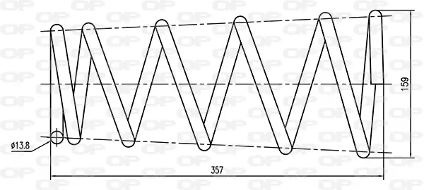 пружина за ходовата част OPEN PARTS          