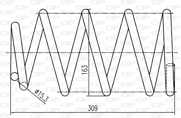 пружина за ходовата част OPEN PARTS          