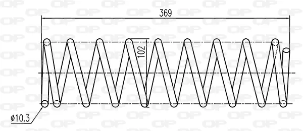 пружина за ходовата част OPEN PARTS          
