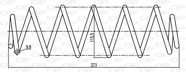 пружина за ходовата част OPEN PARTS          