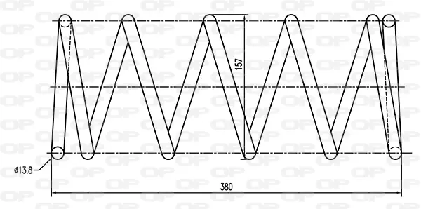 пружина за ходовата част OPEN PARTS          