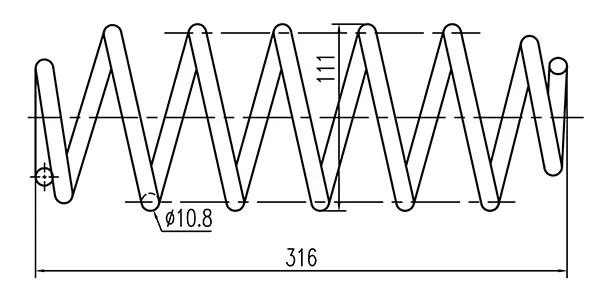 пружина за ходовата част OPEN PARTS          