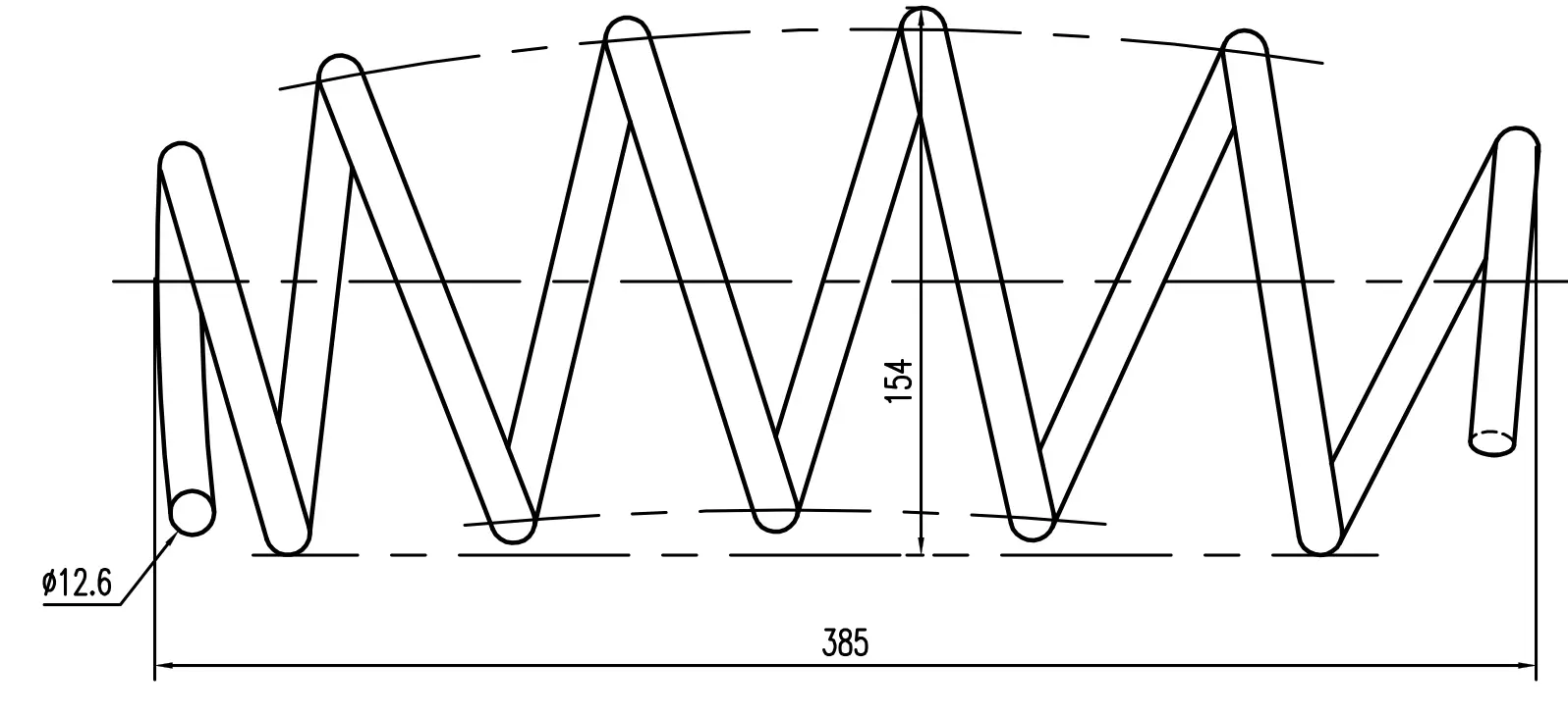 пружина за ходовата част OPEN PARTS          