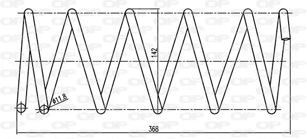 пружина за ходовата част OPEN PARTS          