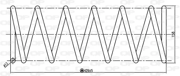 пружина за ходовата част OPEN PARTS          