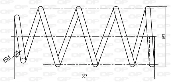 пружина за ходовата част OPEN PARTS          