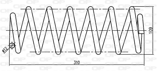 пружина за ходовата част OPEN PARTS          