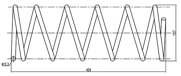 пружина за ходовата част OPEN PARTS          