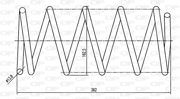 пружина за ходовата част OPEN PARTS          