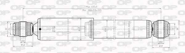 амортисьор OPEN PARTS          