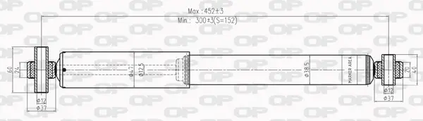 амортисьор OPEN PARTS          