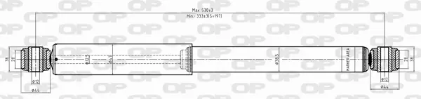 амортисьор OPEN PARTS          