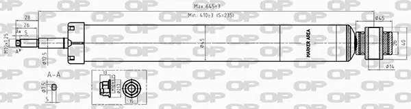 амортисьор OPEN PARTS          