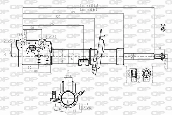 амортисьор OPEN PARTS          