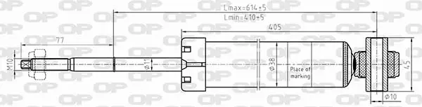 Амортисьор OPEN PARTS