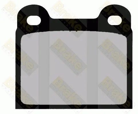 комплект спирачно феродо, дискови спирачки Brake ENGINEERING   