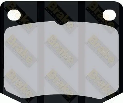 комплект спирачно феродо, дискови спирачки Brake ENGINEERING   