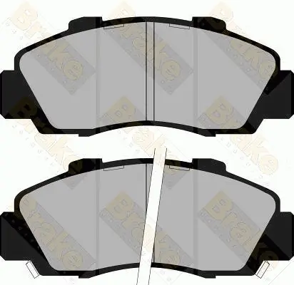 комплект спирачно феродо, дискови спирачки Brake ENGINEERING   