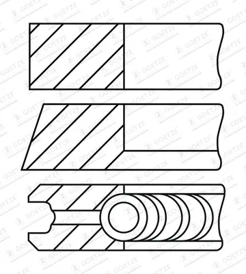 комплект сегменти GOETZE ENGINE       