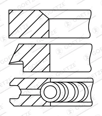 комплект сегменти GOETZE ENGINE       