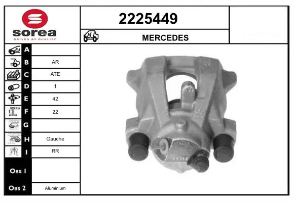 Ремонтни комплекти за MERCEDES-BENZ S-CLASS (W220) S 400 CDI (220.028, 220.128) 2225449 EAI                 
