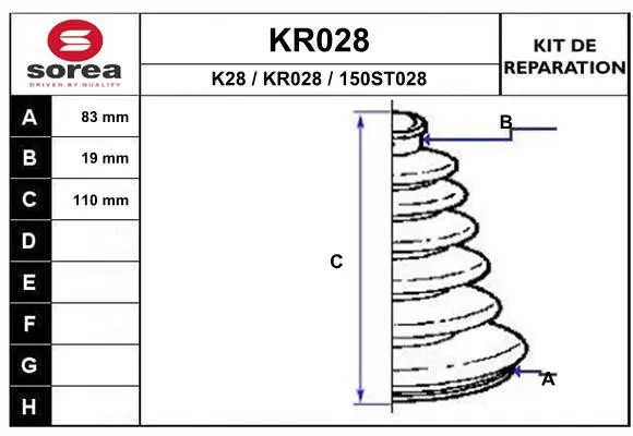 комплект маншон, полуоска EAI                 