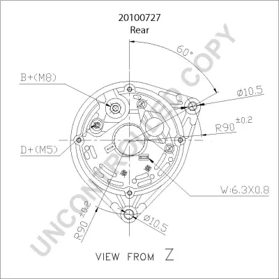 генератор PRESTOLITE ELECTRIC 