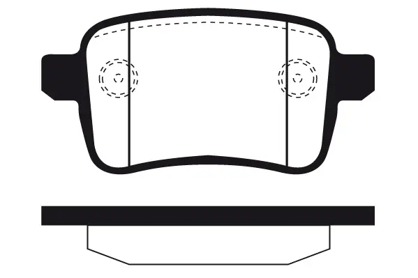 комплект спирачно феродо, дискови спирачки RAICAM              