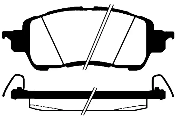 комплект спирачно феродо, дискови спирачки RAICAM              